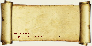 Jasmina Radovančević vizit kartica